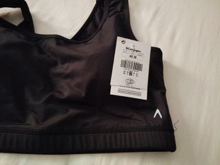 Sujetador deportivo Decathlon negro