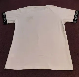 Camiseta blanca chico NY