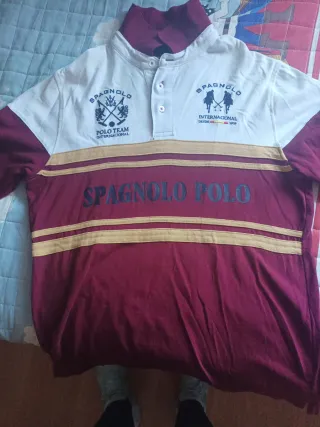 Camisa Polo Spagnolo Manga Larga Hombre