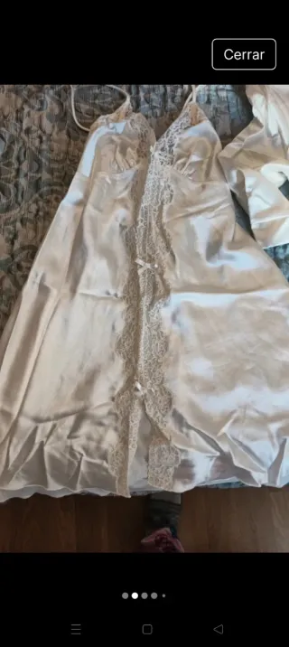 Bata y camisón novia encaje