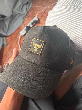 Gorra New Era Bulls Chicago NBA Negra Roja