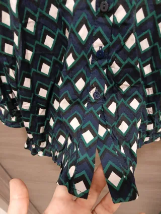 Vestido corto Zara estampado