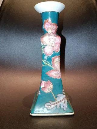 Portacandele in ceramica cinese vintage  