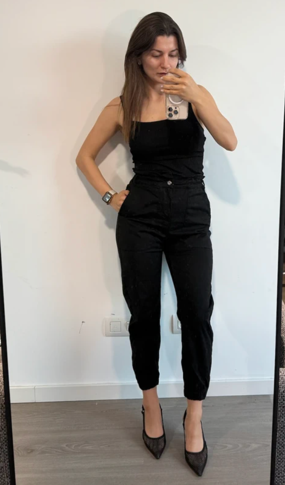 Pantalones negros de vestir