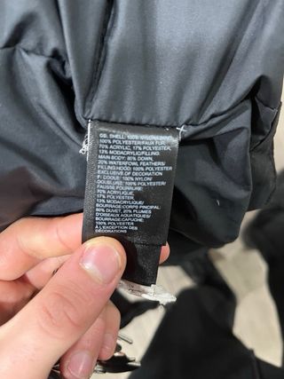 Abrigo The North Face Negro con Capucha