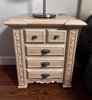 2 comodini (legno, pino)