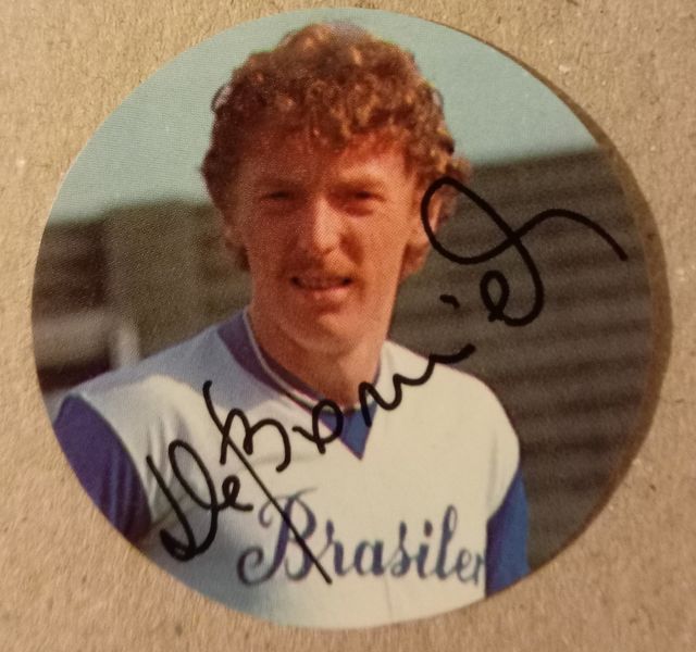Figurina Calciatori Boniek Autografo Stampato