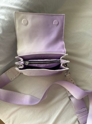 Bolso Desigual degradado blanco y morado