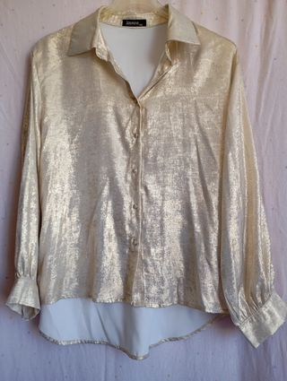 Camisa dorada Jasmine talla M