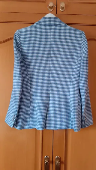 Americana Zara Cuadros Mujer 