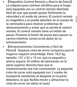 Cinta de Correr Toputure 9% Inclinada