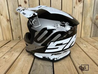 SHOT KID T-S SHADOW BLACK/WHITE 