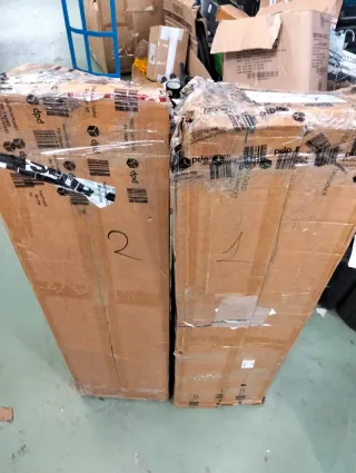 Set de 2 Rampas hidráulicas de taller 2T Arebos