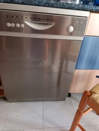 Lavavajillas plateado
