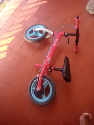 Bicicleta infantil sin pedales