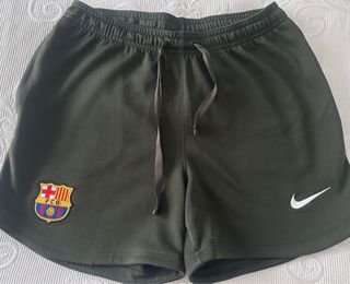 Pantalón corto FC Barcelona Mujer Nike Verde