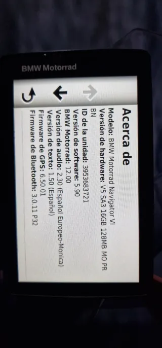 Navegador GPS BMW Motorrad Navigator VI
