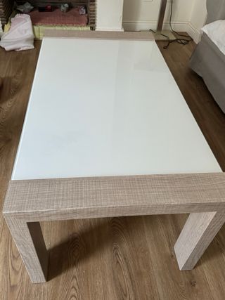 Comedor y mesa grande, 6 sillas y mesa centro peq