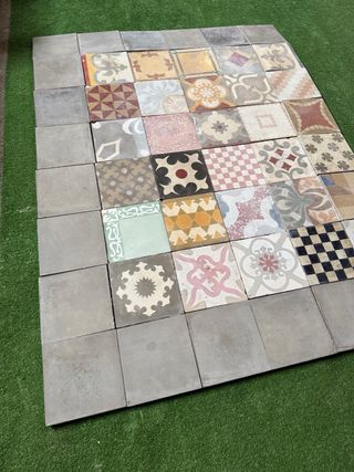 Conjunto 48 Baldosas Hidráulicas