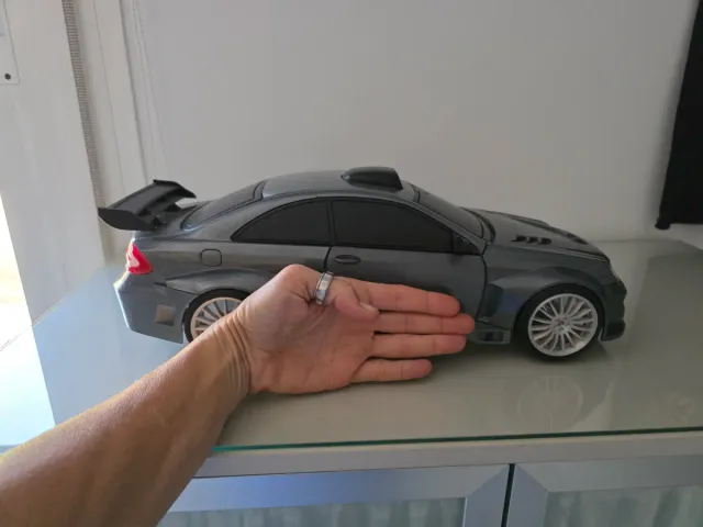 Maqueta Mercedes CLK DTM impresa en 3D con PLA