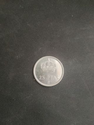 Moneda 25 Pesetas Juan Carlos I 1982