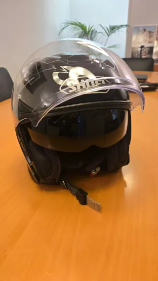 Casco Moto Shoei J-Cruise 3 Negro Brillante