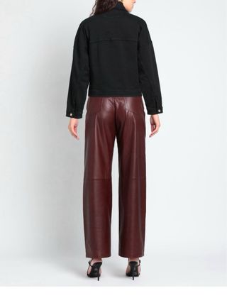 MANILA GRACE Chaqueta Vaquera Negra