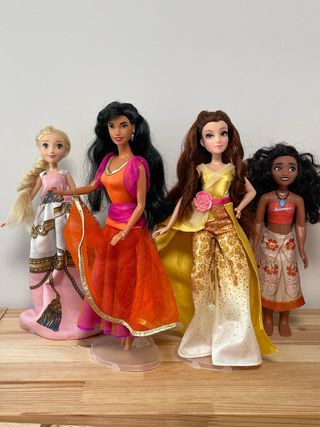 Set di 4 bambole Disney Princess 