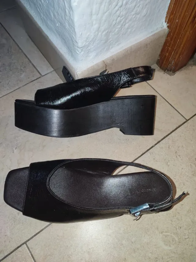 Sandalias plataforma Massimo Dutti T.39 sin uso