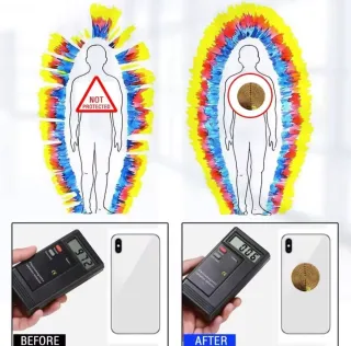 Stickers anti-EMF para móvil, tablet y TV