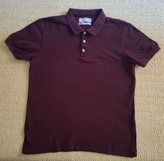 Polo Zara Marrón Talla M