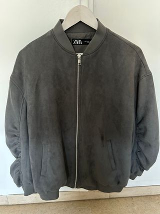 Bomber Zara ante fruncido manga