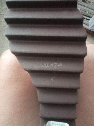 Botines ante con adorno de piel de conejo beige