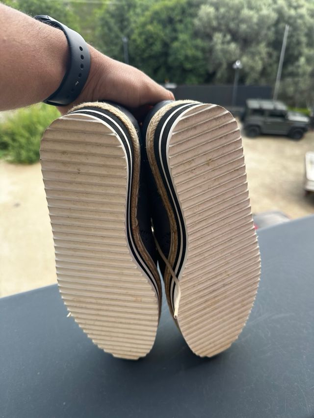 Zapatos Hobby plataforma Azul