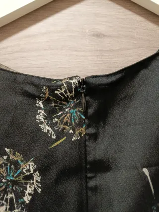 Vestido Zara corto estampado libélulas