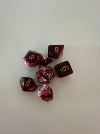 Set Dadi D&D in Provetta