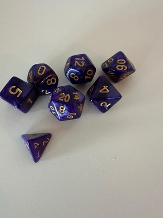 Set Dadi D&D in Provetta