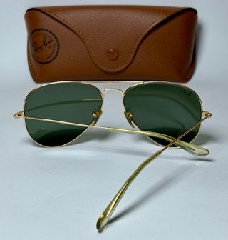 RAY BAN AVIATOR CLÁSICA DORADA VERDE