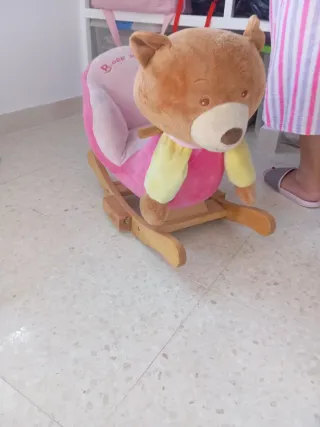 Mecedora peluche oso bebé