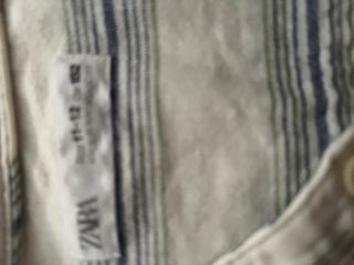 Camisa de rayas azul y blanco