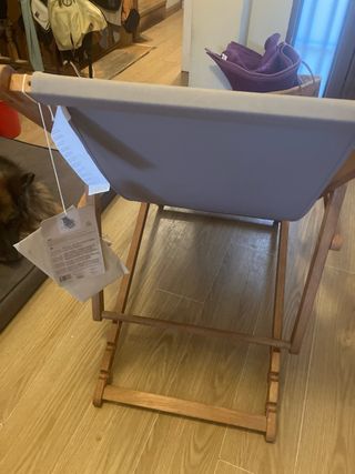 Pack 2 hamacas de tela y madera