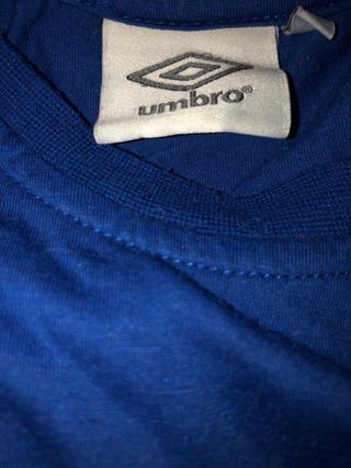 Camiseta Umbro Talla S Azul