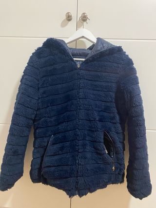 Plumas reversible azul