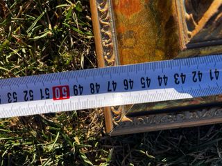 Cuadro antiguo lienzo flores