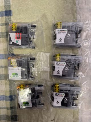 Cartuchos Tinta LC123XL Negro y LC123 color