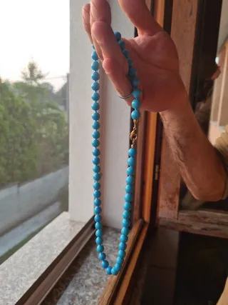 Bellissima collana blu