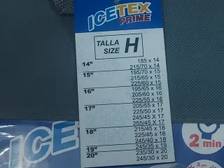 Cadenas metálicas y textiles  Talla H