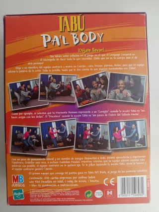 Juego de mesa Tabú Pa'l Body