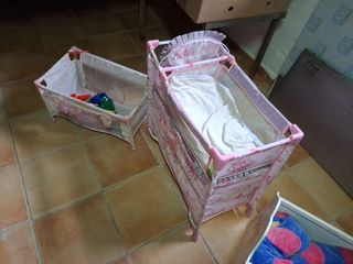 Fasciatoio e culla Pink Toy