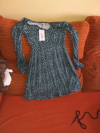 Vestido Verde con flores